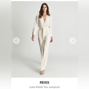 ISO REISS LUKA TUX JUMPSUIT IN IVORY US 6 or 8